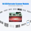 Dimensioni Mini 1d Motore di scansione CCD incorporato Supporto codici fuzzy incompleti Modulo scanner di codici a barre