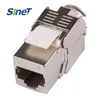 Модуль с экранированным клеммным разъемом CAT6 с металлическим корпусом экранирования