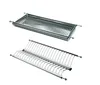 2-Tier Stendibiancheria per piatti Organizer per piatti da cucina Rack per piatti da cucina