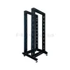 42U 19 Zoll Offenes Rack 4 Pfosten Server Rack Doppeltes Offenes Gestell Netzwerkgeräte Rack Schrank Verstellbare Tiefe Stahl Rack mit Rollen