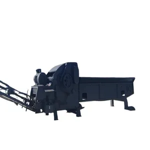 Tree Log Bamboo Chipping Machine Chipper Shredder Wood Drum Chipper