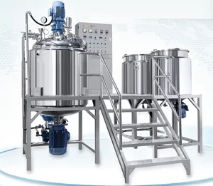 Stainless Steel Mixer Tank Shampoo Homogenizing Mixing Machine Liquid Soap Making Machine