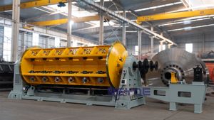 High Speed Customized 500 Ground Shaft Driven Rigid Stranding Machine Automatic Wire Break Stop