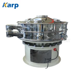 Zinc Powder Separation Sifter Round Rotary Filter Sieve Machine