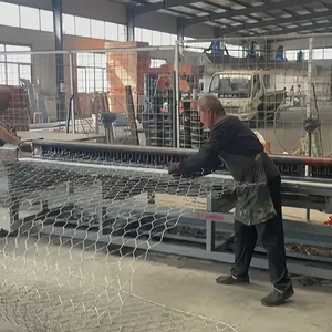 CNC Control Hexagonal Wire Mesh Fence Netting Machine/Gabion Mesh Machine