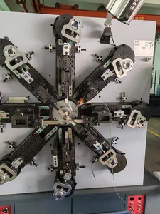 Compression spring coilers with 12 Axis KCT-1220WZ 2.0mm High Quality Spring Machine for Double Wire Machine