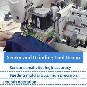 Industrial Button Attaching Sewing Machine Buttons Holes Attaching Machine Automatic Button Attachment Sewing Machine