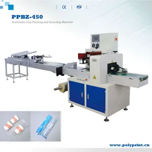Disposable Tableware Flow Wrapping Packaging Machine