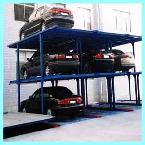 4 Post Multi Level Car Stacker Basement Parking System