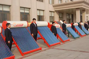 Pre-Heated Computer Comtrolled Compact Solar Water Heating System