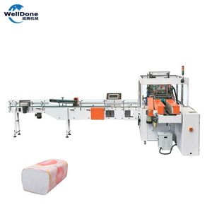 Welldone Automated Tissue Paper Making Machine Multi-Function Facial Tissue Converting Line