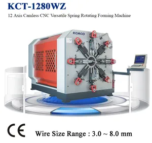 High Speed Compression Spring Machine for 12 Axis 8.0mm Camless Spring Forming Machine & Small Spring Making Machine