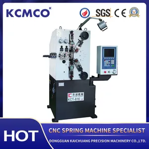 Compression Spring 6 Axis CNC Spring Coiling Machine for Flat Spiral Spring Machine 8.0mm Cam Spring Machine