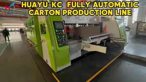High-Speed Fully Automatic Carton Box Production Line Machine