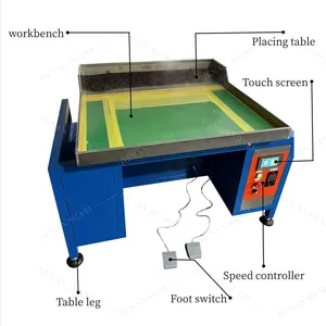 Automatic Rhinestone Setting Machine Double-Station Rhinestone Shake Machine Fabric Rhinestone Transfer Setting Machine
