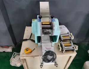 Automatic Dough Wrapper Maker Machine Dough Skin Press Spring Roll Skin Machine Dumpling Wrapper Making Machine