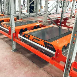 Huayide Customized Asrs System Four Way Shuttle Rack System Warehouse Storage