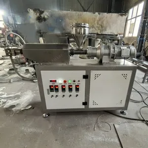 Single Screw Polyester Cotton Fiber Extruder Plastic Making Machine Polyester Fiber Machine