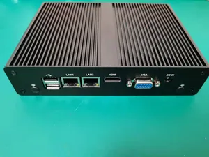 Fanless Embedded Barebone System Intel Quad Core J4125 Mini PC, Mini Computer