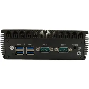 Fanless Embedded Barebone System Intel Quad Core J4125 Mini PC, Mini Computer