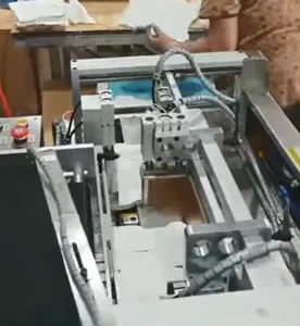 Hxpm480 Automatic Flattening Pressing Lay Flat Binding Machine Single Operator System