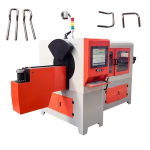 3D Full Automatic Solid Bar Spring Wire Bending Forming Machine for Supermarket Rack