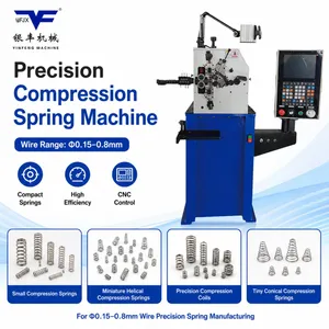Stainless Steel Large Coil Compression Spring Making Machine