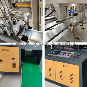 Fully Automatic Biodegradable Paper Food Container Machine Paper Food Box Making Machines