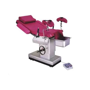 Multi-Function Electric Foot Control Lifting Gas Spring Adjusted Back Section Obstetric Table