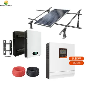 off Grid 5kw Hybrid Home Solar Energy Storage System