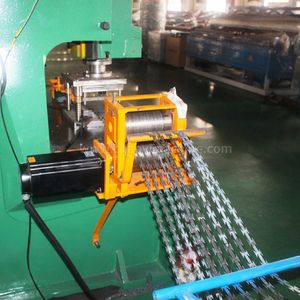 Automatic Razor Blade Barbed Wire Mesh Making Machine with Different Razor Blade Shape