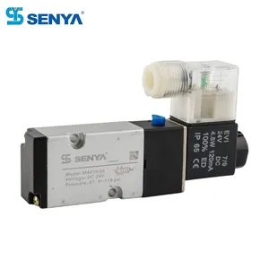 Customizable Spring Return IP65 5/2 Way Directional Control Valve for Pneumatic Press