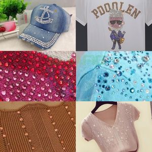 Hot Selling Ultrasonic Rhinestone Setting Machine Automation Ultrasonic Hot Fixing Rhinestone Setting Machine
