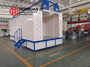 High Work Efficiency Fast Color Changing Powder Coating Booth System