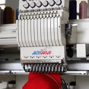 High Quality 2 Head 15 Colors Multi Function Automatic Computerized Embroidery Machine