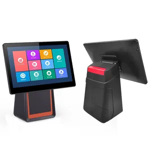 Store Computer Cash Accepting Self Service Touch Sensitive POS System Cash Register Set Cashier Machine Fail-Safe System