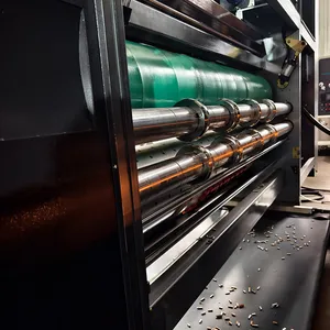 Customizable Intelligent Color Flexo Printer Slotter Machine for Eco-Ink Application