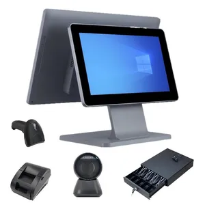 POS System Touch Screen Windows POS Computer Printer Scanner Retail Cash Register