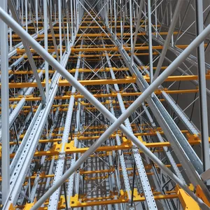 High Speed Automated 4 Way Pallet Shuttle Rack for Smart Supply Chain Warehouse Storage System