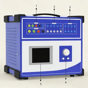 Industrial Secondary Current Injection Tester Three Phase Voltage & Relay Protection Test System