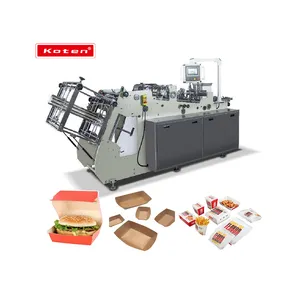 Ship Box Disposable Rectangular French Fry Making Machine Zf-800plus