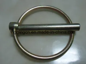 Galvanized Wheel Spring Clip, Round Type Spring Pin