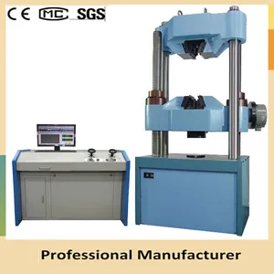 Worm Gear System Computer Servo Control Hydraulic Universal Testing Machine