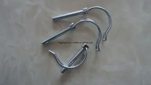 Galvanized Wheel Spring Clip, Round Type Spring Pin