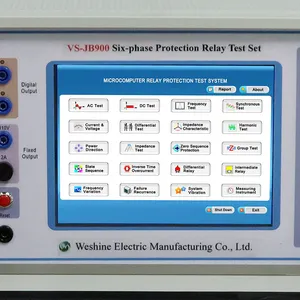 Advanced Six Phase Micro Computer Relay Testing Equipment