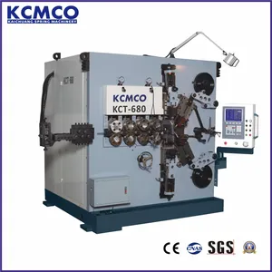 KCT-680 8mm 6 Axis High Speed Compression Spring Coiling Machine Machine&CNC Big Wire Size Car Spring Machine