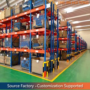 Customized in Size and Color, This Heavy-Duty Storage Racking Works with Warehouse Rack and Pallet Racking Systems, Including a Stack Rack Option.