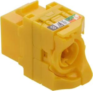 CAT6A RJ45 Ethernet Network Cable Termination UTP Connector Module Keystone Jack
