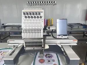 Dahao A15 PRO Operate System Computerized Embroider Machinery 1200 Rpm One Head Computer Embroidery Machine