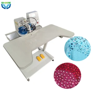 Ultrasonic Automatic Hot Fix Rhinestone Setting Motif Making Machine